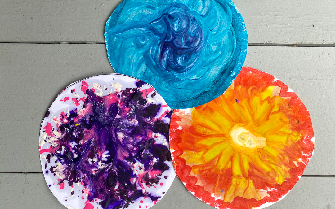 melted crayon art ideas with animals
